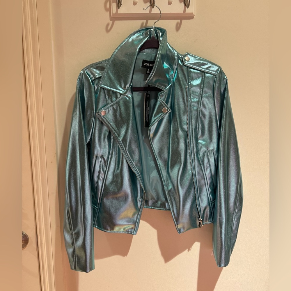 NWT Steve Madden metallic jacket